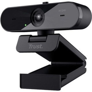 Webcam Trust TW-250 QHD avec mise au point automatique noire