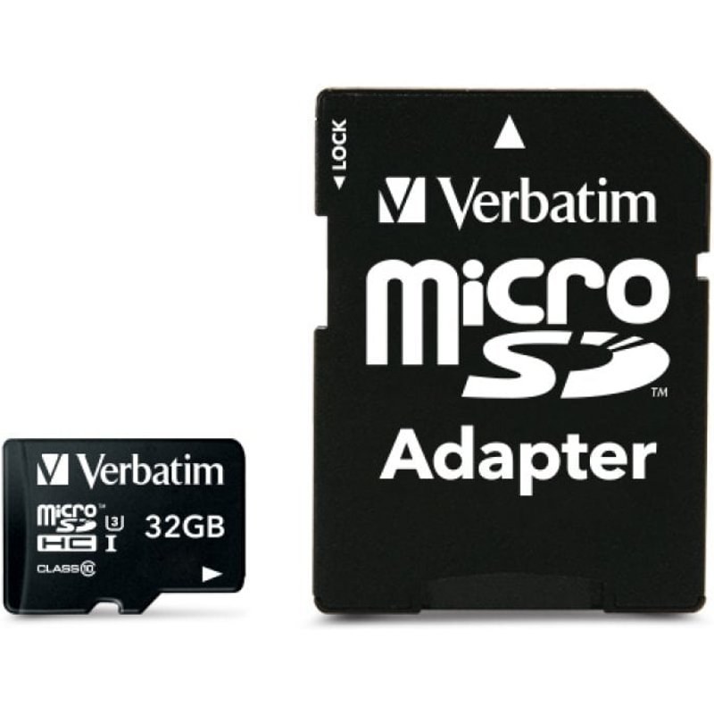 Verbatim Pro 32 Go MicroSDHC UHS Classe 10