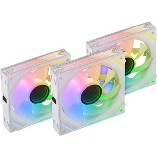 Mars Gaming MF-LINKFINITYKITW PWM ARGB Kit 120 mm 3X Ventilateurs supplémentaires Blancs