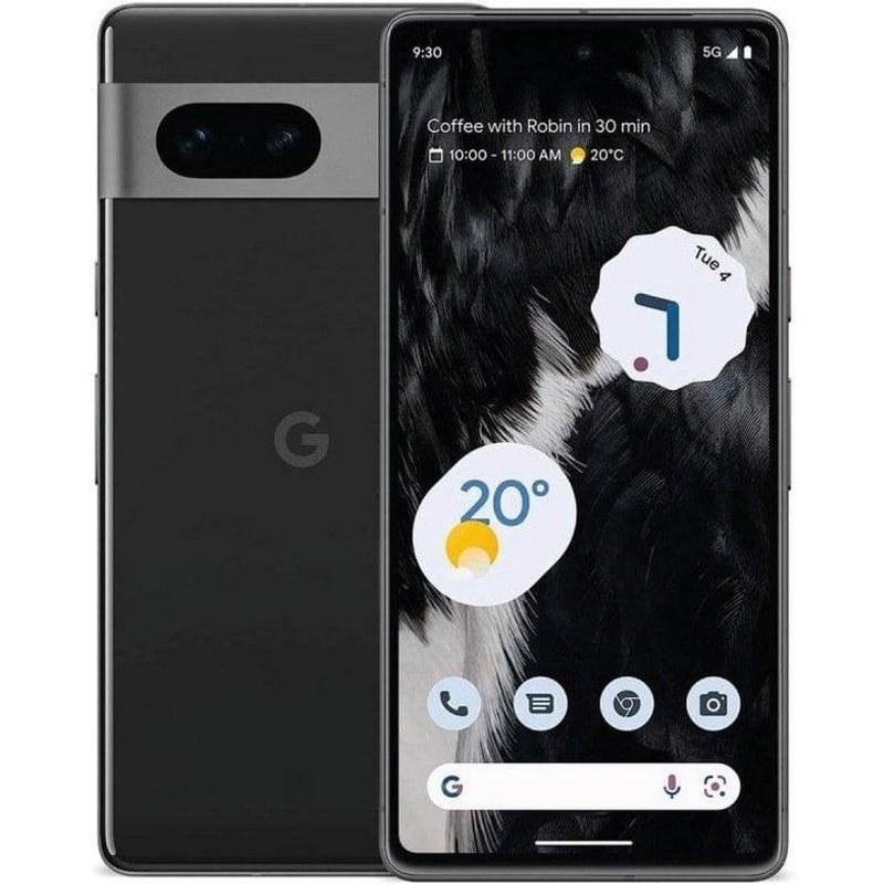 Google Pixel 7 5G 8 Go 128 Go 6.3" Obsidian Noir