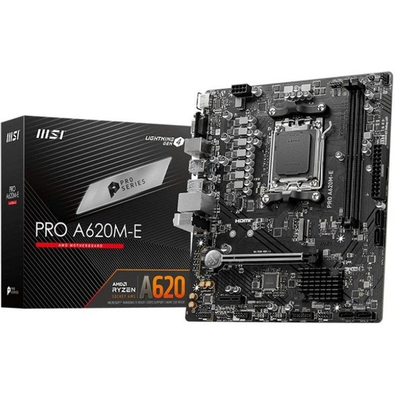 MSI PRO A620M-E carte mère AMD A620 Emplacement AM5 mini ATX