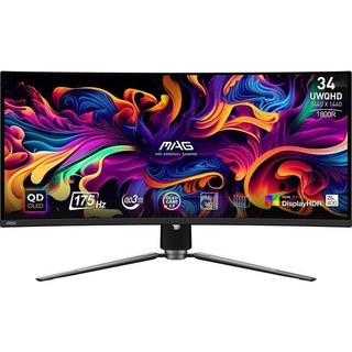 Écran PC MSI MAG 341CQP QD-OLED 34" UltraWide Quad HD 175 Hz QD-OLED Courbé FreeSync Premium