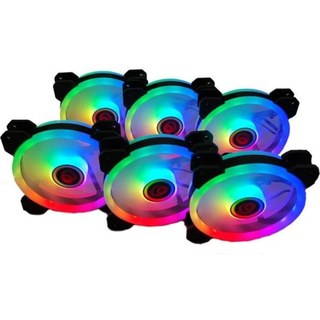Talius Iris Spectrum ARGB Kit de 6 Ventilateurs Supplémentaires 120 mm Noir