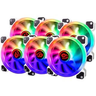 Ventilateur supplémentaire Talius Iris Spectrum ARGB 120 mm 1200RPM blanc