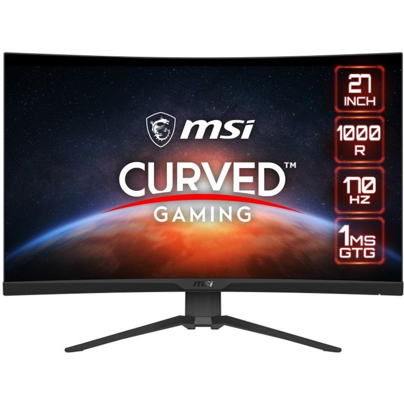 MSI MAG 275CQRF QD écran plat de PC 68,6 cm (27") 2560 x 1440 pixels Wide Quad HD Noir