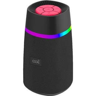 Haut-parleur Bluetooth portable Cool Gradient TWS 10W rouge/noir