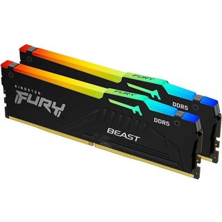 Kingston FURY Beast RGB DDR5 6000 MHz 64 Go 2X32GO CL36