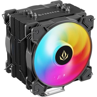 Forgeon Air Solarian 5PIPES Noir ARGB Ventilateur CPU 2X120MM Noir