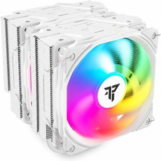 Tempest Cooler 6PIPES Blanc A-RGB Double dissipateur thermique Ventilateur CPU 2X120 mm Blanc