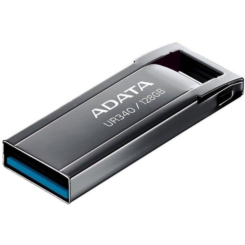 Clé USB Adata UR340 128 Go USB 3.2 Métal Noir Compacte