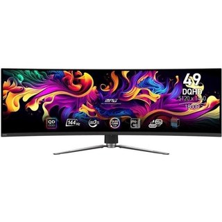 Écran PC MSI MPG 491CQP QD-OLED 49" Dual QHD 144 Hz QD-OLED Courbe HDR True Black
