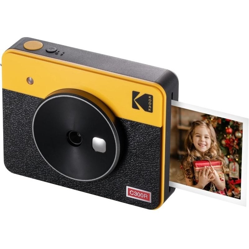 Appareil photo rétro Kodak Mini Shot 3 + imprimante photo instantanée 2 en 1 jaune