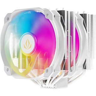 Forgeon Air Windlord RGB 6PIPES 2X140MM Dual Heatsink CPU Cooler Blanc