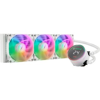 Refrigeration Liquide UNYKAch AquaStorm 360 RGB 360 mm 3 Ventilateurs Blanc