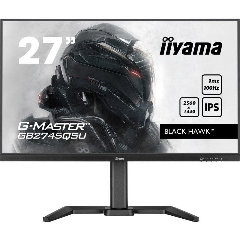 iiyama G-MASTER GB2745QSU-B1 écran plat de PC 68,6 cm (27") 2560 x 1440 pixels 2K Ultra HD LED