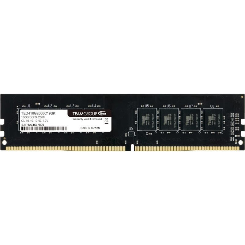 Team Group Elite UDIMM DDR4 2666 MHz 16 Go CL19
