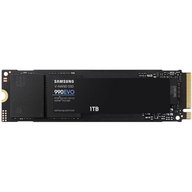 Samsung 990 EVO 1 To SSD M.2 PCIe 4.0 X4/5.0 X2 NVMe 2.0