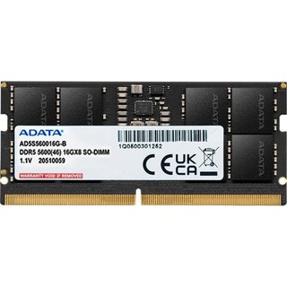 Mémoire RAM Adata AD5S560016G-S 16 Go 1X16GO DDR5 5600 MHz CL46 SO-DIMM ECC