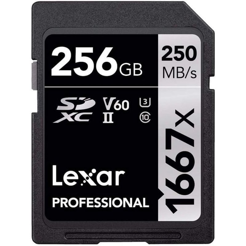 Lexar SDXC, 256 Go 256 Go UHS-II Classe 10