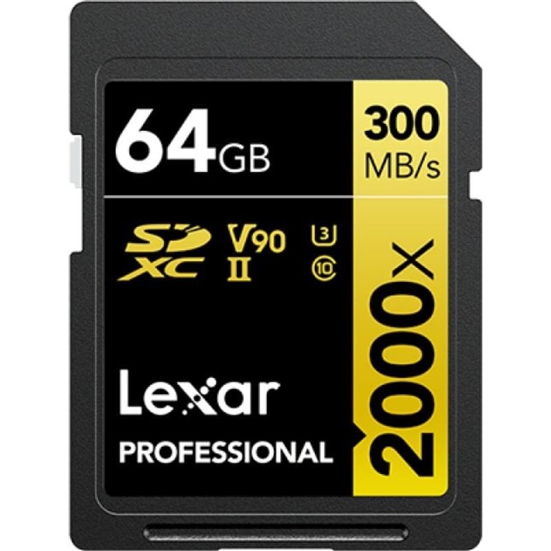 Lexar Professional 2000X 64 Go SDHC UHS-II Classe 10