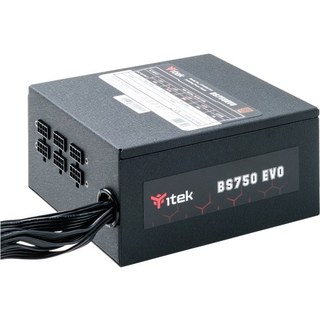 itek BS750 bloc d'alimentation 750 W 24 broches ATX ATX Noir