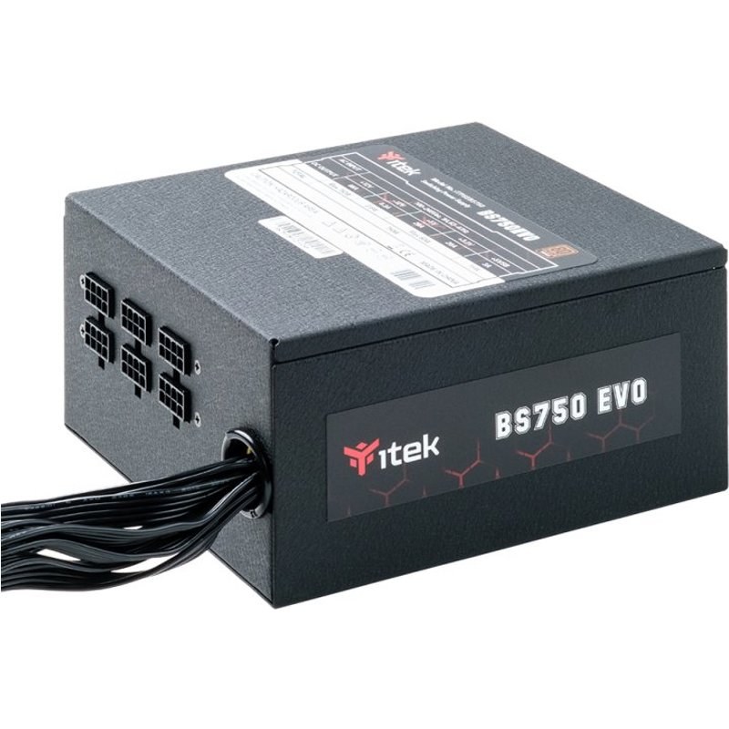 itek BS750 bloc d'alimentation 750 W 24 broches ATX ATX Noir