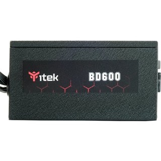 itek BD600 bloc d'alimentation 600 W 24 broches ATX ATX Noir