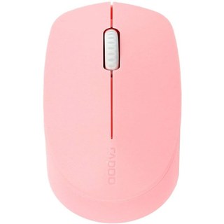Souris optique sans fil silencieuse multimodale Rapoo M100 silencieuse 1300DPI rose