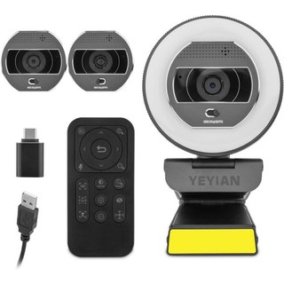 Yeyian Webcam Streaming Autofocus avec Microphone