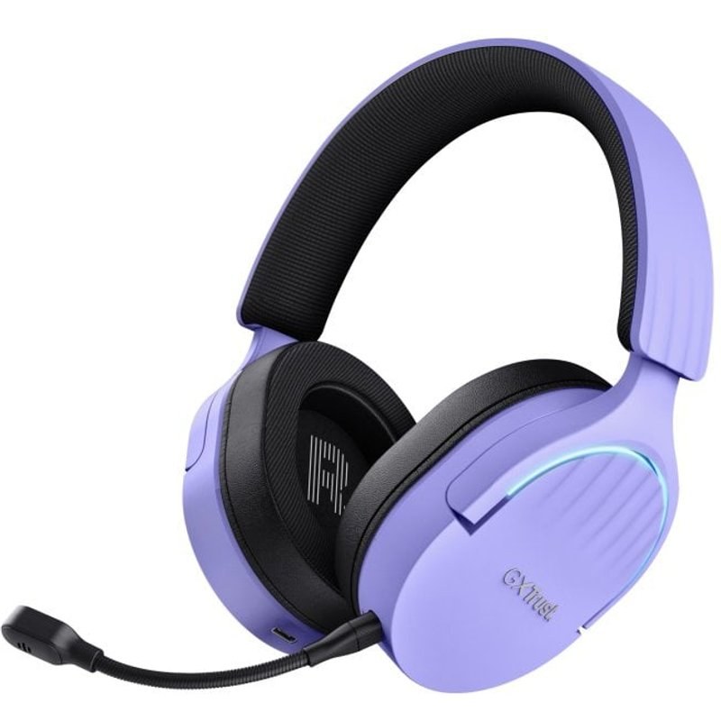 Trust GXT 491P Fayzo Casque de jeu sans fil violet