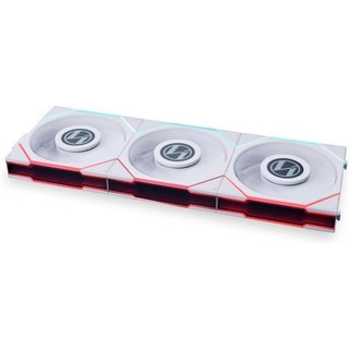 Lian Li Lian-Li Triple Pack UNI FAN TL LCD Ventilateur supplémentaire 120 mm Blanc