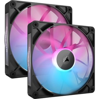 Kit de démarrage Corsair iCUE LINK RX140 RGB 2 ventilateurs PWM supplémentaires noir