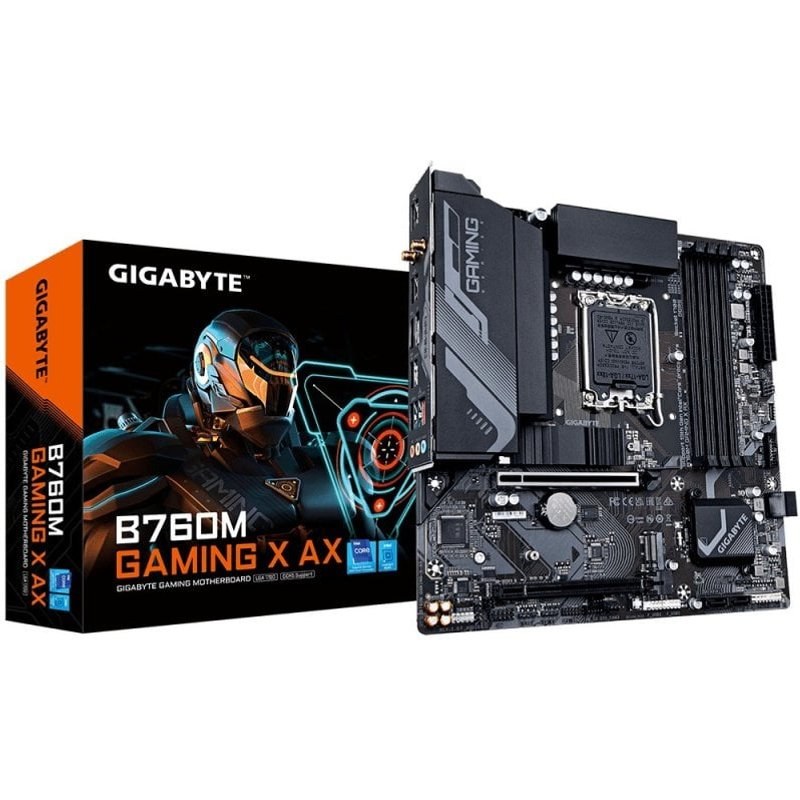 Gigabyte B760M Gaming X AX Intel B760 Express LGA 1700 micro ATX