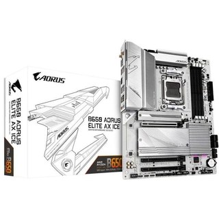 Carte mère Gigabyte B650 AORUS ELITE AX ICE B650 Socket AM5 DDR5 ATX Wi-Fi 6E PCIe 5.0 M.2