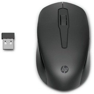 Souris HP 150 Sans Fil 2,4 GHz 1600 DPI Ambidextre Noir 3 Boutons