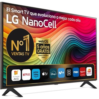 LG 43NANO82T6B Téléviseur intelligent NanoCell UltraHD 4K 43 po WEBOS24 AI ThinQ