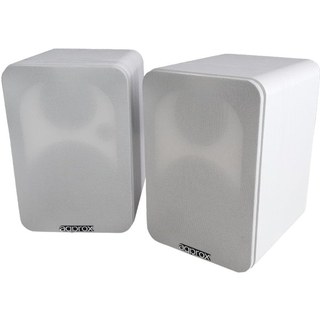 Enceintes sans fil Approx Vision APPSPK02WH blanches avec 2 supports muraux
