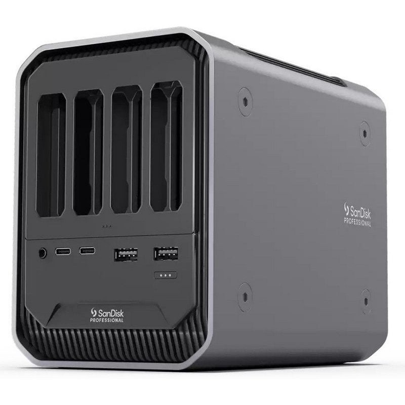 SanDisk Pro Dock 4 Avec fil Thunderbolt 3 Graphite