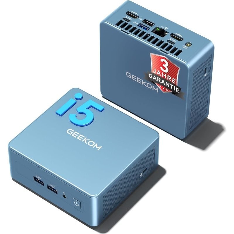 Mini PC GEEKOM Mini IT12 Intel® Core™ i5-12450H/16 Go/512 Go SSD/Iris Xe/Windows 11