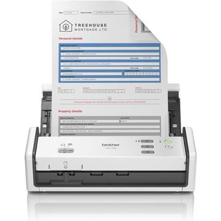 Scanner Brother ADS-1300 duplex compact ADF 30 ppm USB LED blanc