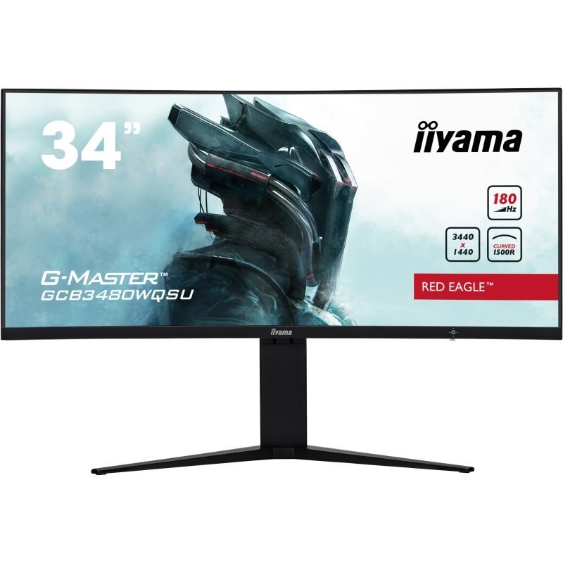 Iiyama G-Master GCB3480WQSU-B1 Red Eagle 34" LCD VA UltraWide QHD 180 Hz FreeSync Premium Pro