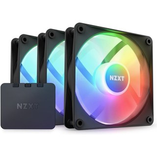 NZXT 3 X F120 RGB CORE NOIR VENTILATEUR DE BOÎTIER RF-C12TF-B1