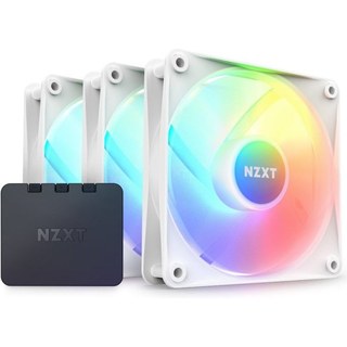 NZXT 3 X F120 RGB CORE VENTILATEUR DE BOÎTIER BLANC RF-C12TF-W1