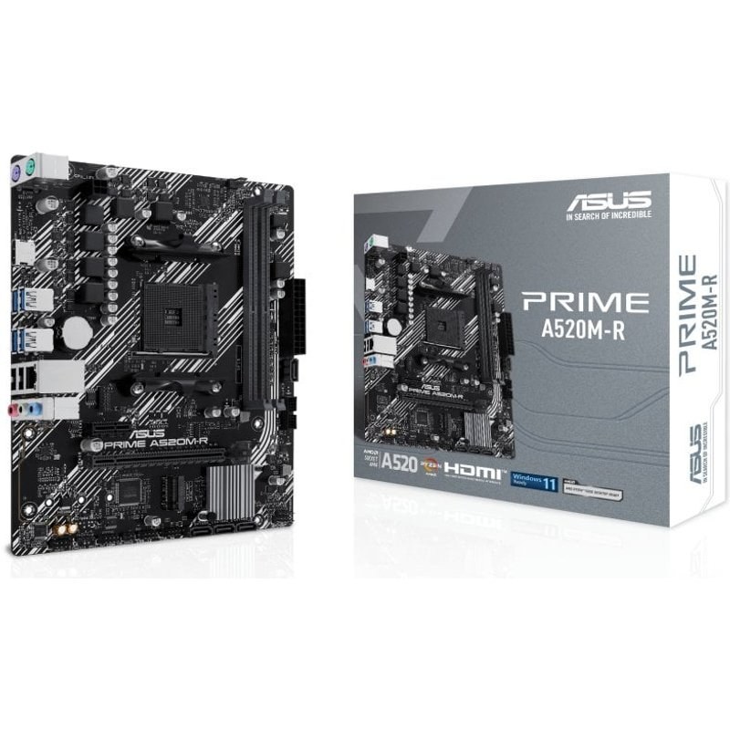 ASUS PRIME A520M-R Prise micro ATX AMD A520 AM4