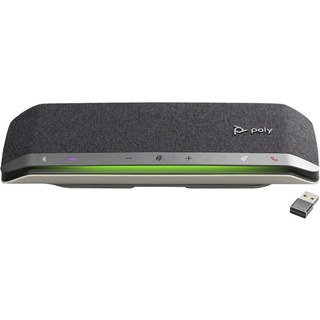 Poly Sync-40 + SY40 Haut-parleur de conférence Bluetooth/USB Argent