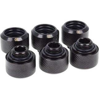 Refrigeration Liquide Alphacool Eiszapfen 16/10 mm Pack 6 Noir