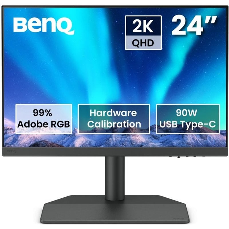 Écran PC BenQ SW242Q 24,1" LED IPS WQHD HDR10 USB-C