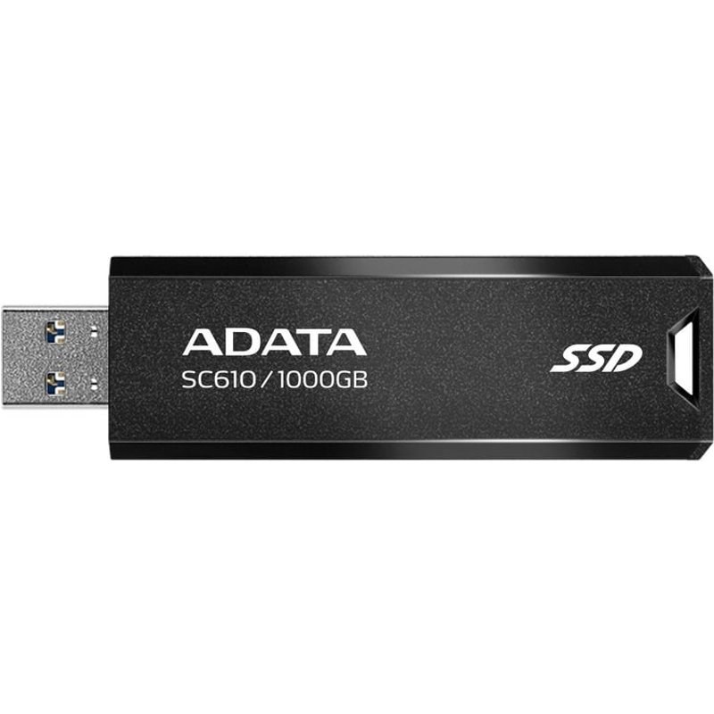 ADATA SC610 SSD Externe 1 To USB 3.2 GEN2 Noir