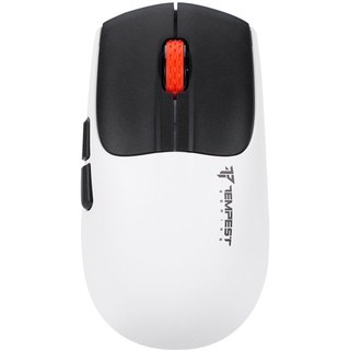 Souris de jeu sans fil Tempest X18 Shatter RGB 11 200 DPI, blanche