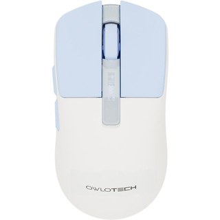 Souris sans fil Owlotech M95 avec écran OLED blanc